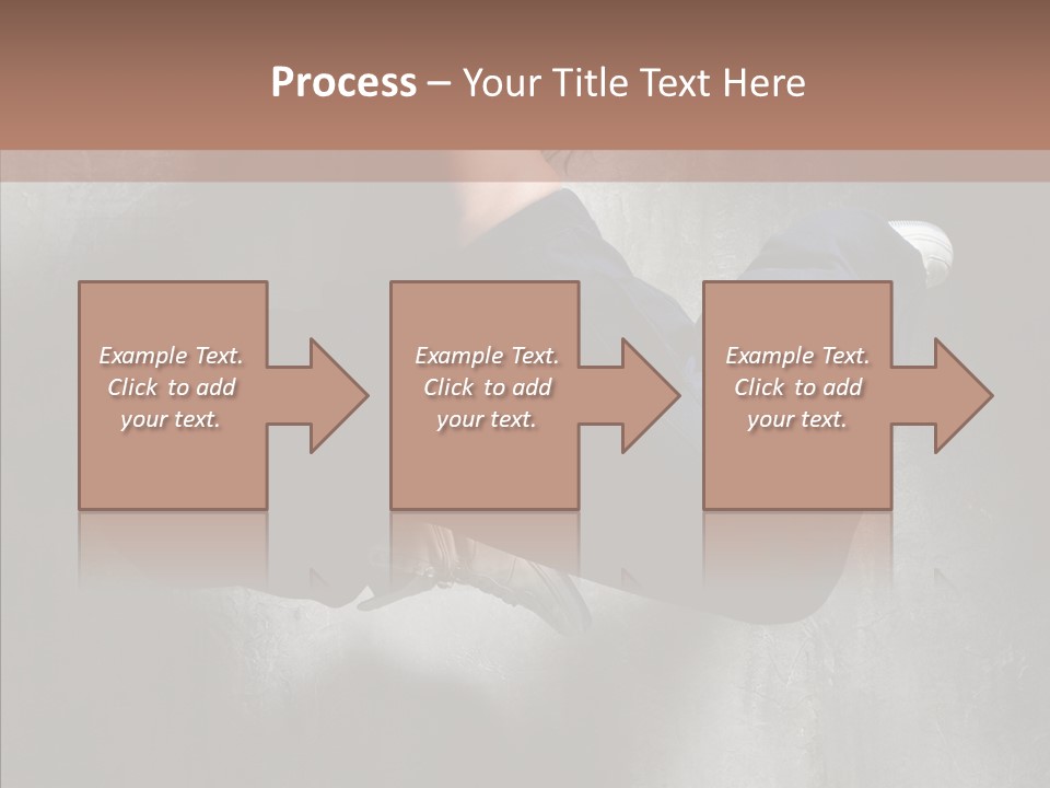 Clothing Female Pose PowerPoint Template