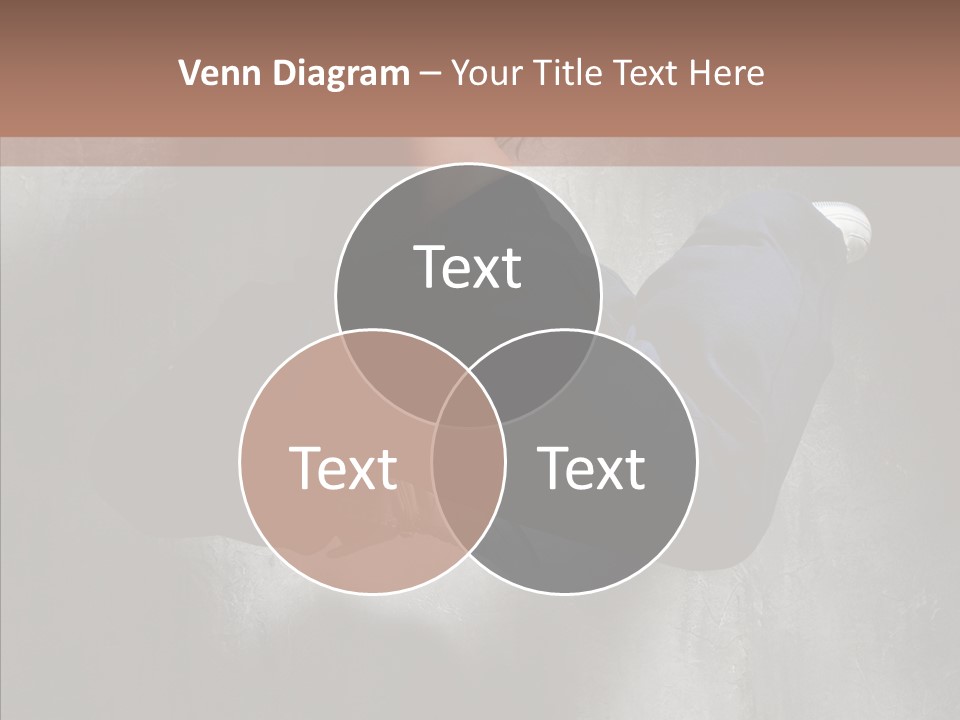 Clothing Female Pose PowerPoint Template