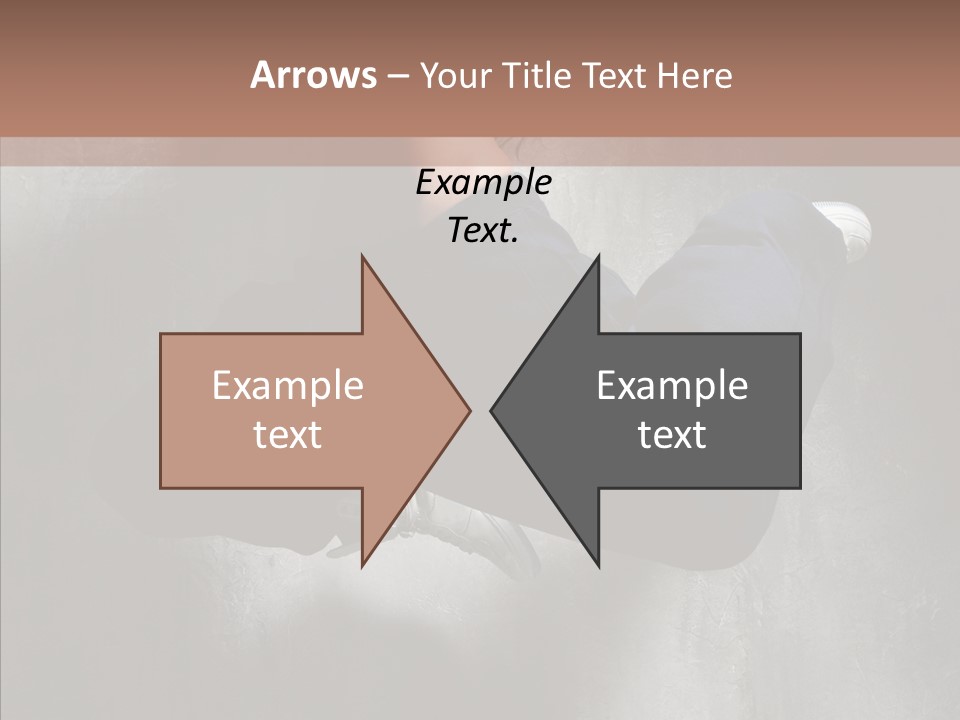 Clothing Female Pose PowerPoint Template