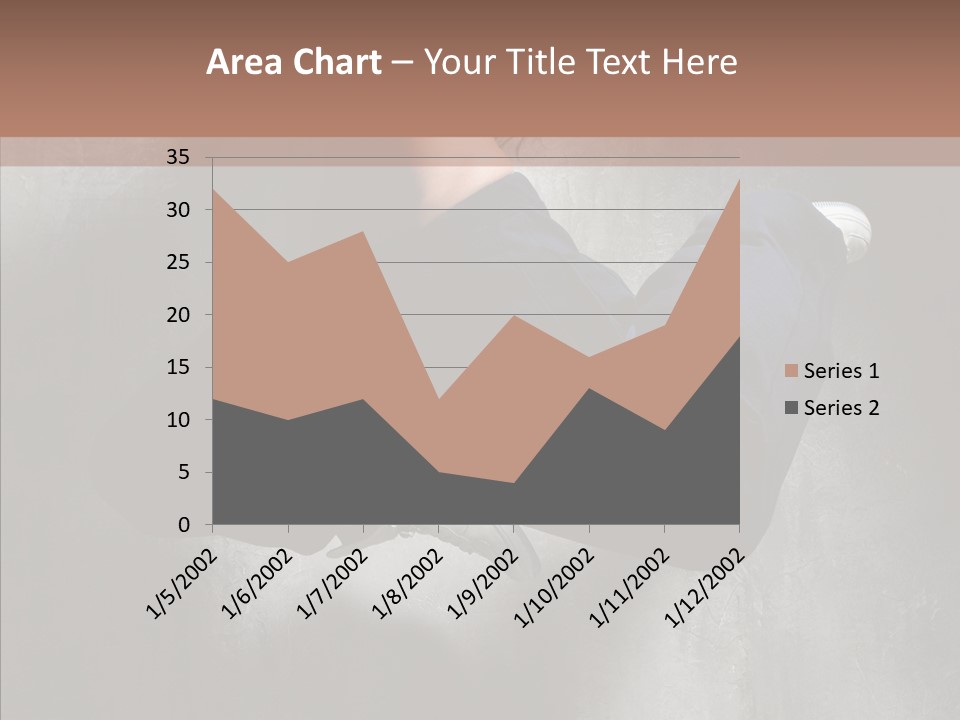 Clothing Female Pose PowerPoint Template