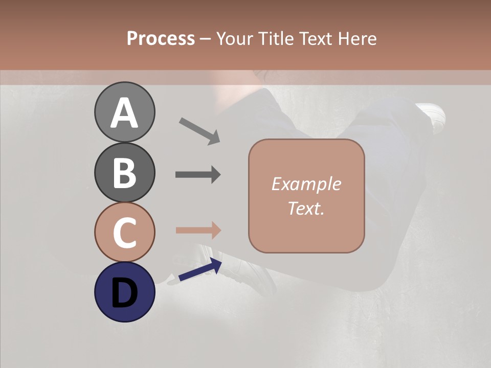 Clothing Female Pose PowerPoint Template