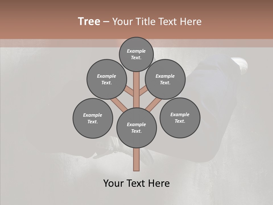 Clothing Female Pose PowerPoint Template