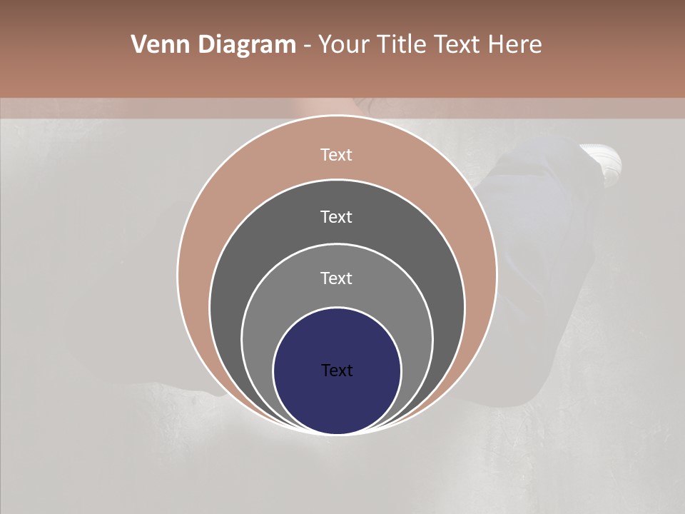 Clothing Female Pose PowerPoint Template