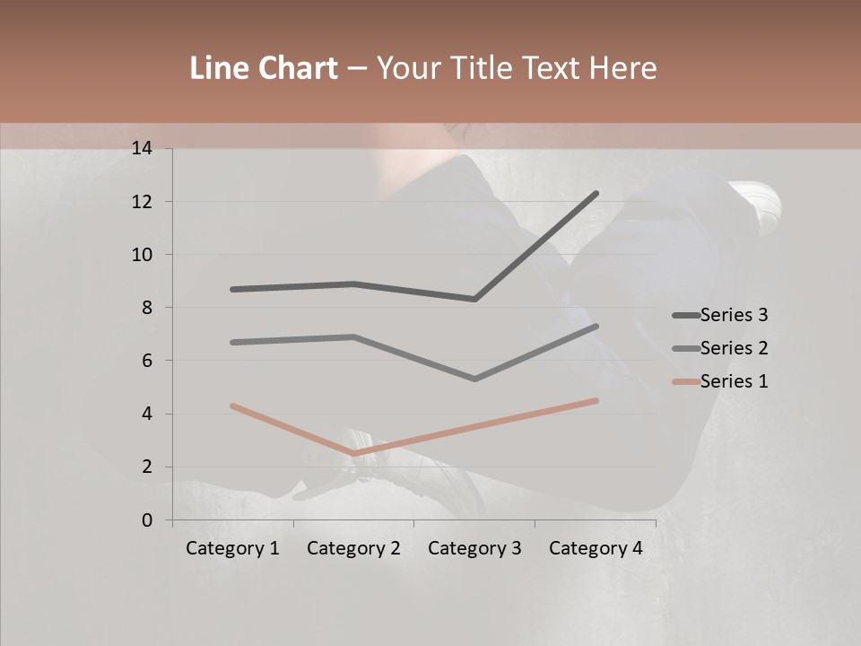 Clothing Female Pose PowerPoint Template