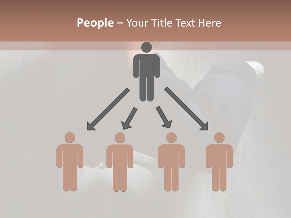 Clothing Female Pose PowerPoint Template