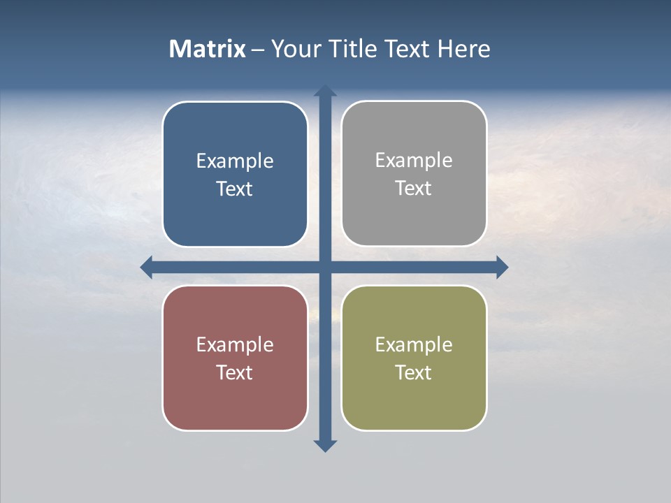 Sky Cloudy Artistic PowerPoint Template