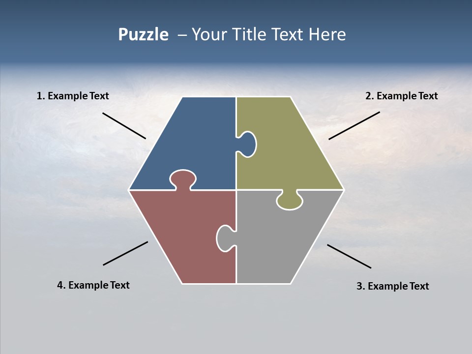 Sky Cloudy Artistic PowerPoint Template