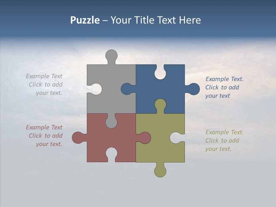 Sky Cloudy Artistic PowerPoint Template