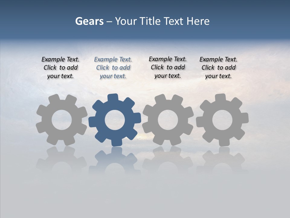 Sky Cloudy Artistic PowerPoint Template