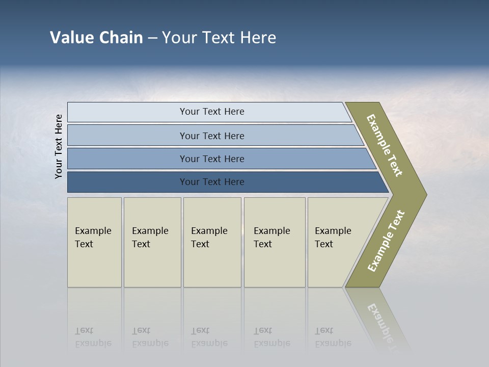 Sky Cloudy Artistic PowerPoint Template