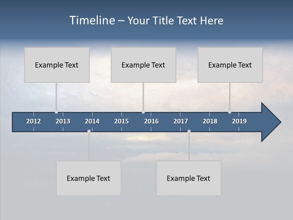 Sky Cloudy Artistic PowerPoint Template