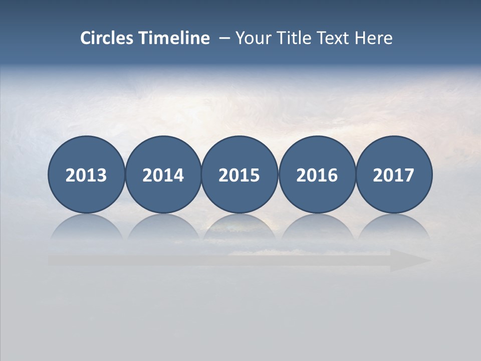 Sky Cloudy Artistic PowerPoint Template