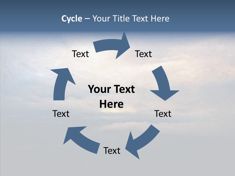 Sky Cloudy Artistic PowerPoint Template