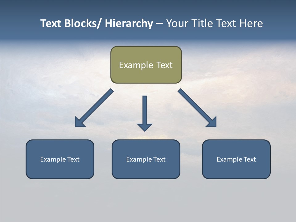 Sky Cloudy Artistic PowerPoint Template