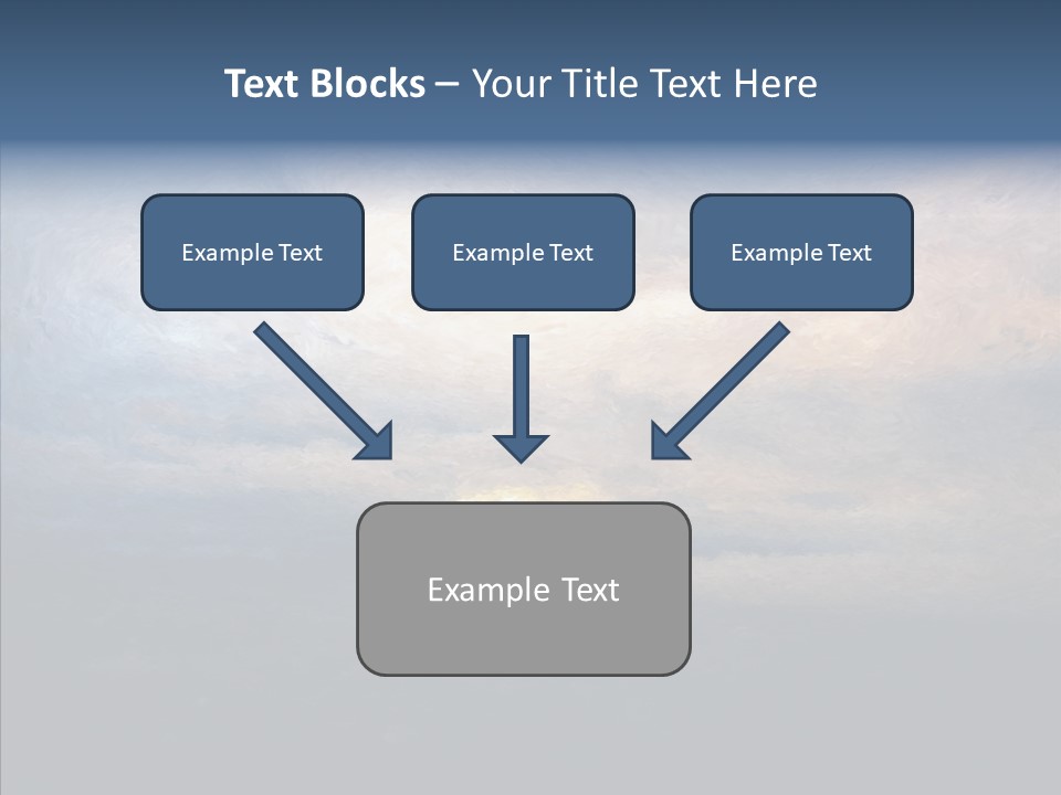 Sky Cloudy Artistic PowerPoint Template