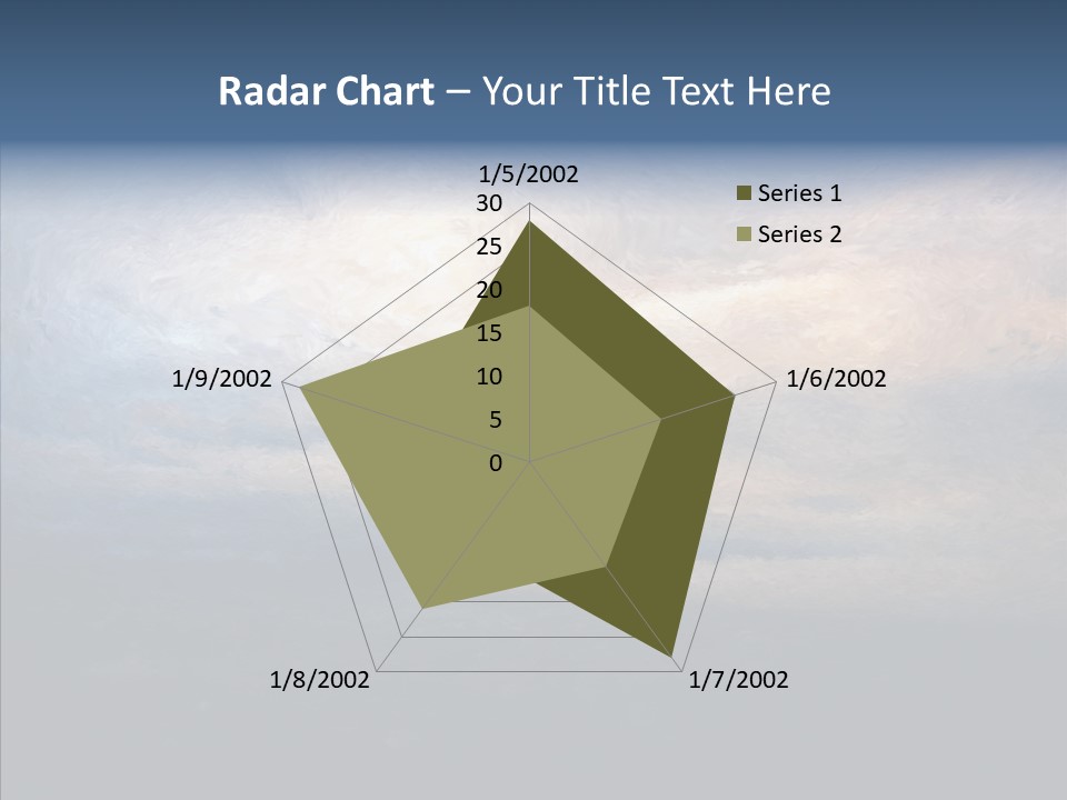 Sky Cloudy Artistic PowerPoint Template
