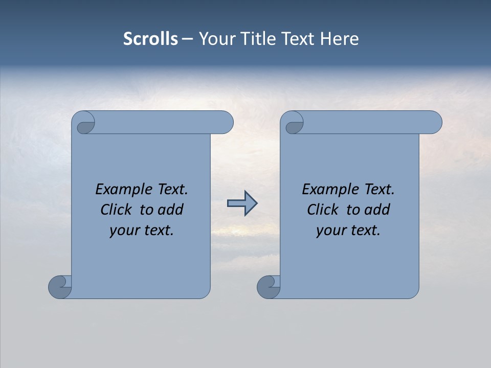 Sky Cloudy Artistic PowerPoint Template