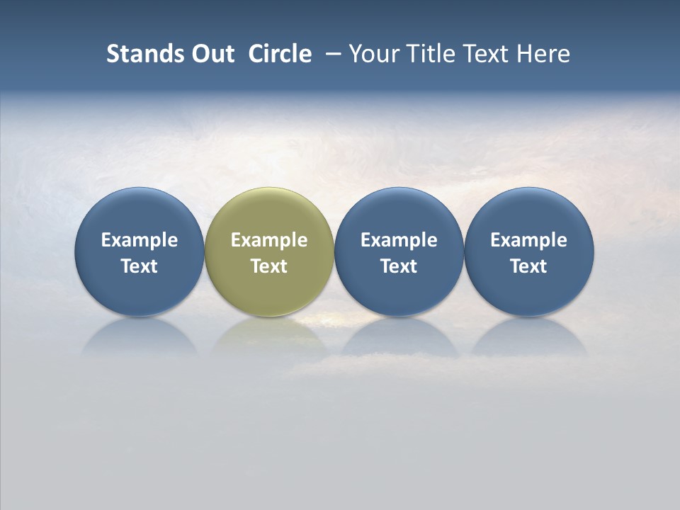 Sky Cloudy Artistic PowerPoint Template