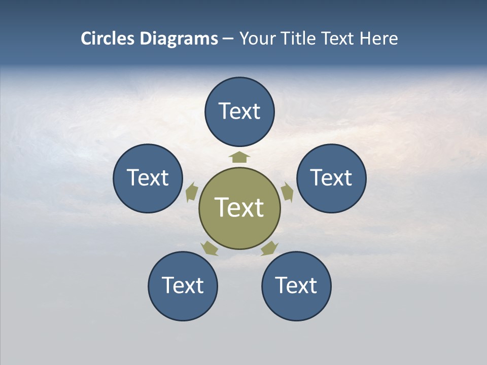 Sky Cloudy Artistic PowerPoint Template