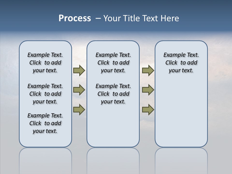 Sky Cloudy Artistic PowerPoint Template