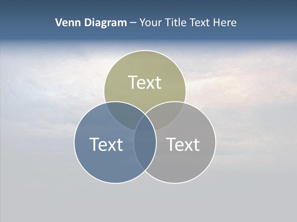 Sky Cloudy Artistic PowerPoint Template