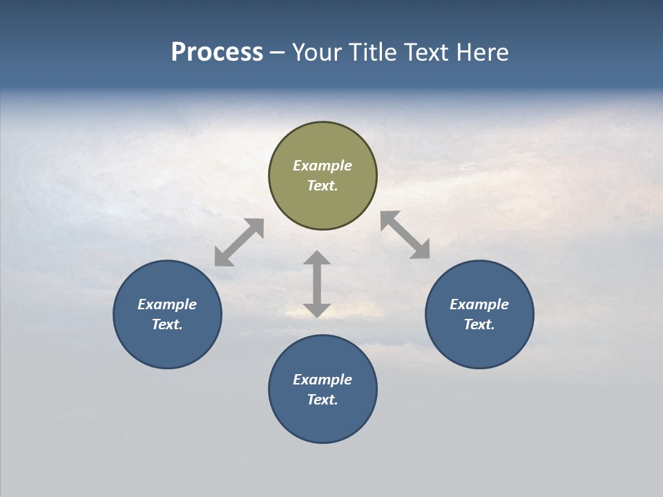 Sky Cloudy Artistic PowerPoint Template