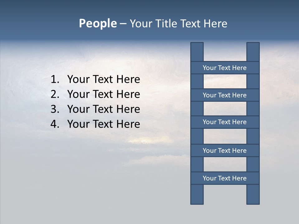 Sky Cloudy Artistic PowerPoint Template