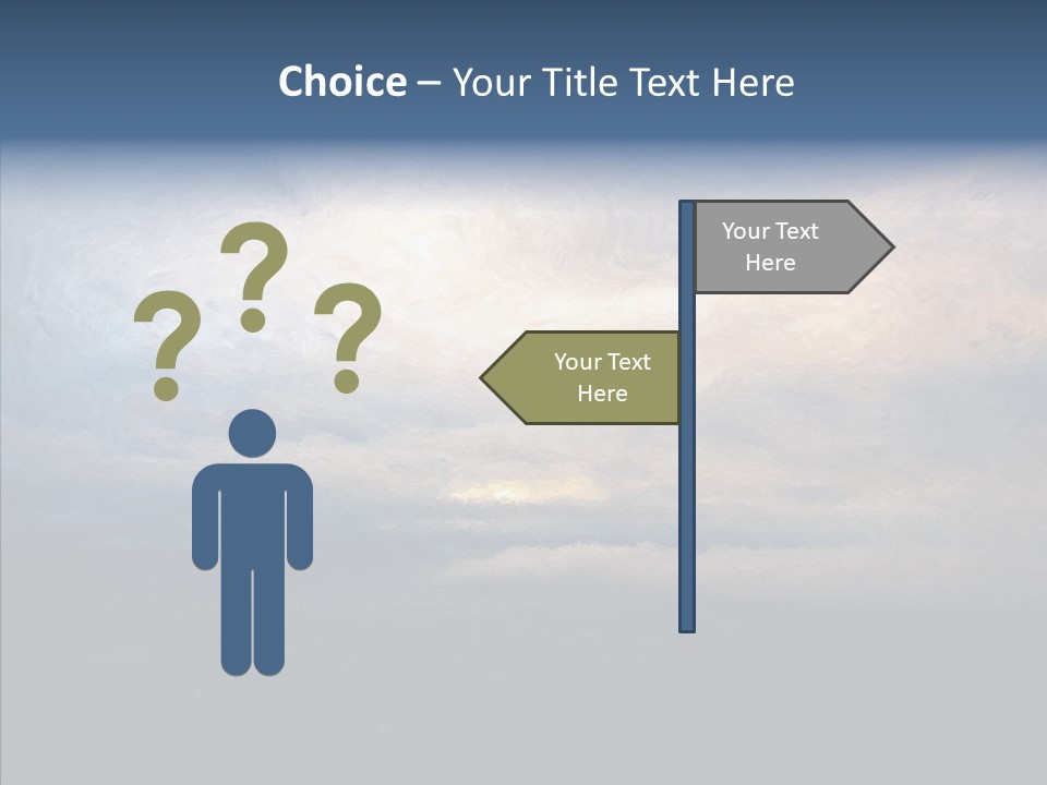 Sky Cloudy Artistic PowerPoint Template