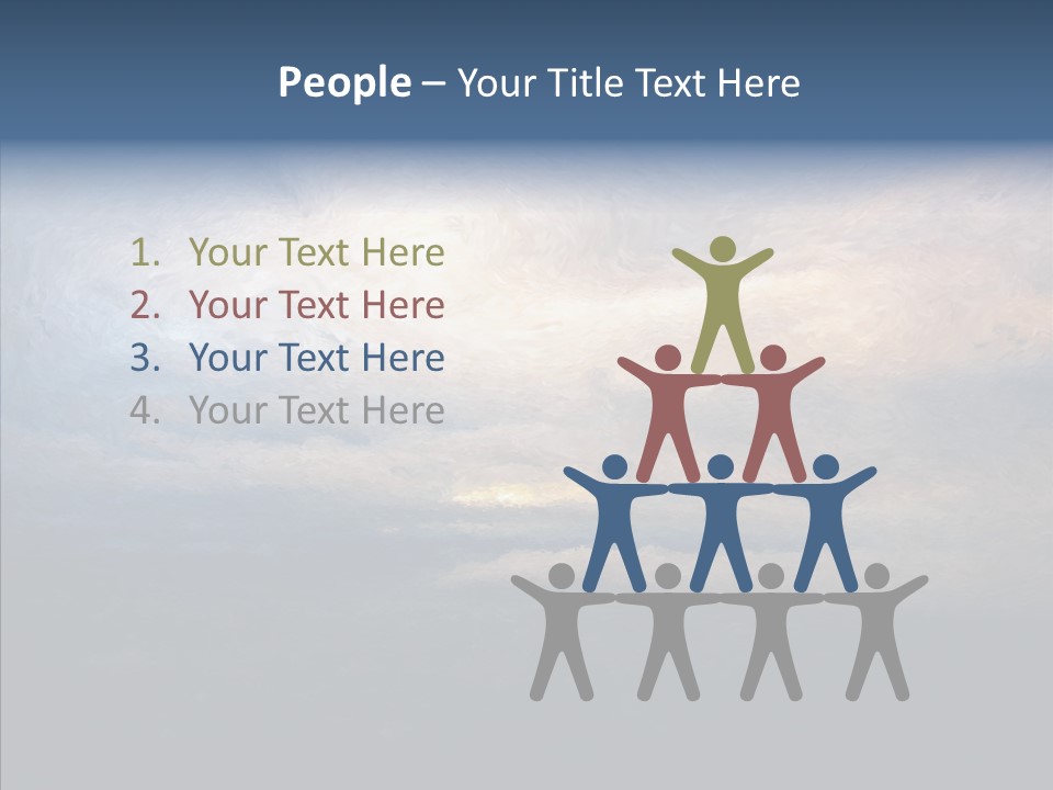 Sky Cloudy Artistic PowerPoint Template