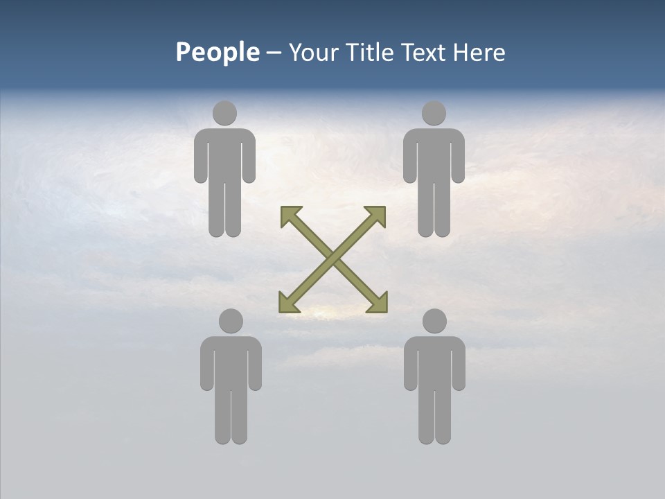 Sky Cloudy Artistic PowerPoint Template