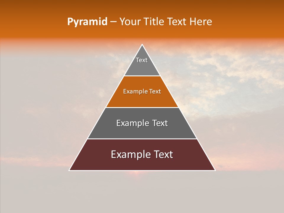 Sun Artwork Dusk PowerPoint Template