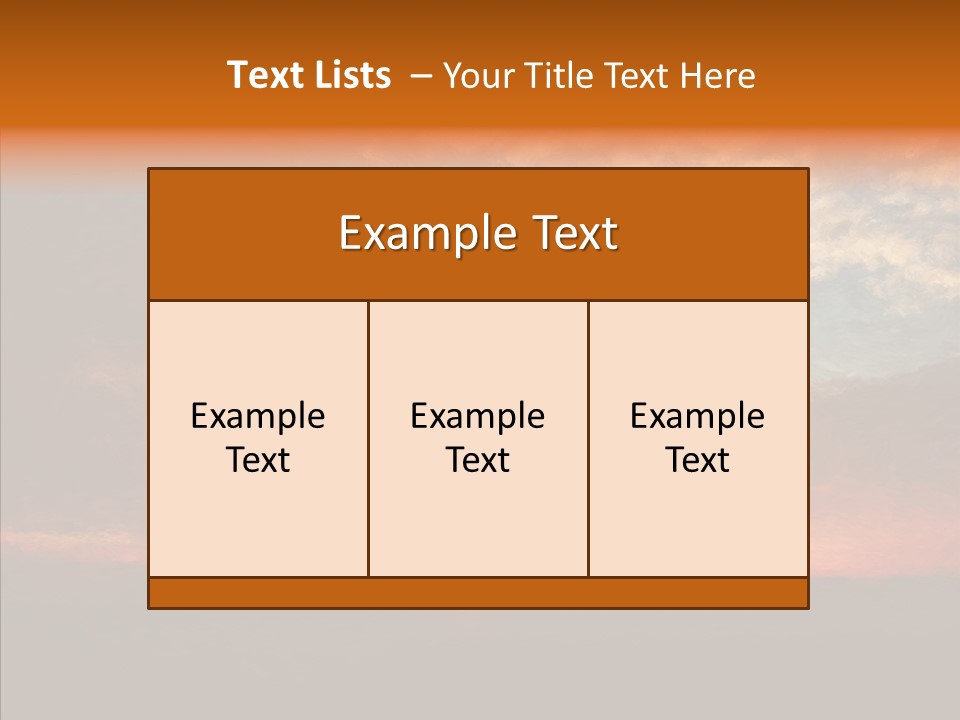 Sun Artwork Dusk PowerPoint Template
