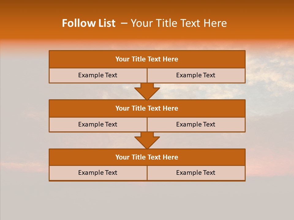 Sun Artwork Dusk PowerPoint Template