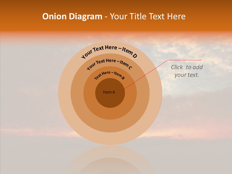 Sun Artwork Dusk PowerPoint Template