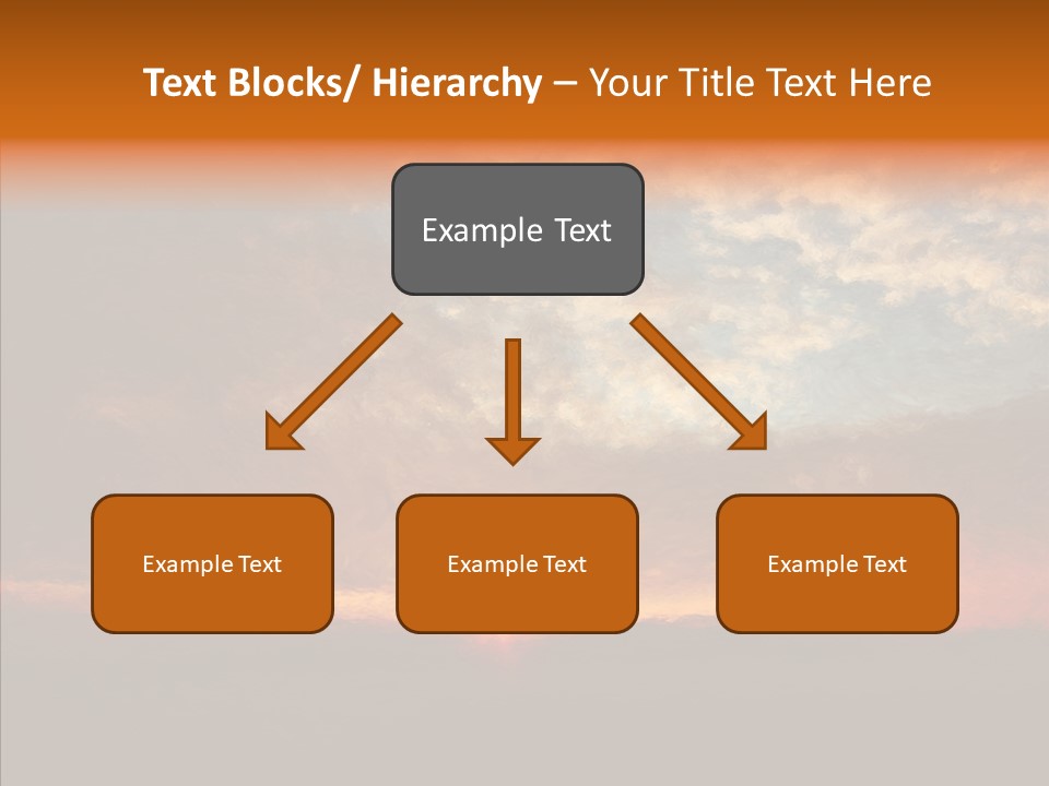 Sun Artwork Dusk PowerPoint Template