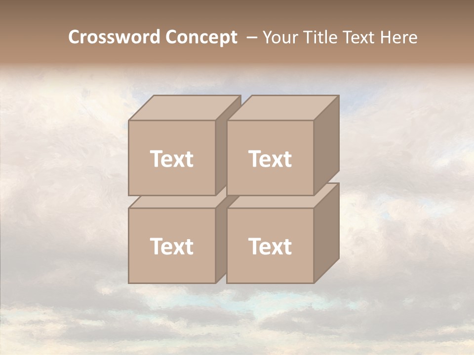 Impressionism Cloudscape Weather PowerPoint Template