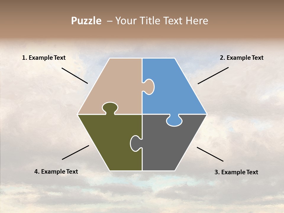 Impressionism Cloudscape Weather PowerPoint Template