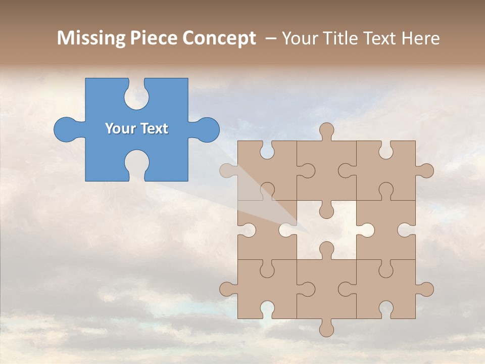 Impressionism Cloudscape Weather PowerPoint Template