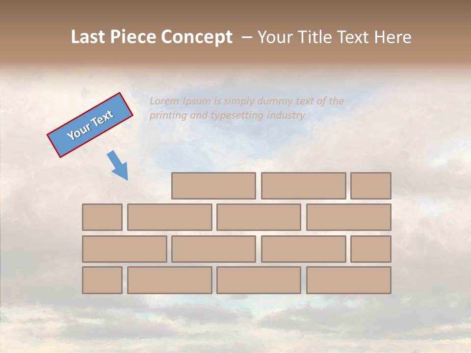 Impressionism Cloudscape Weather PowerPoint Template