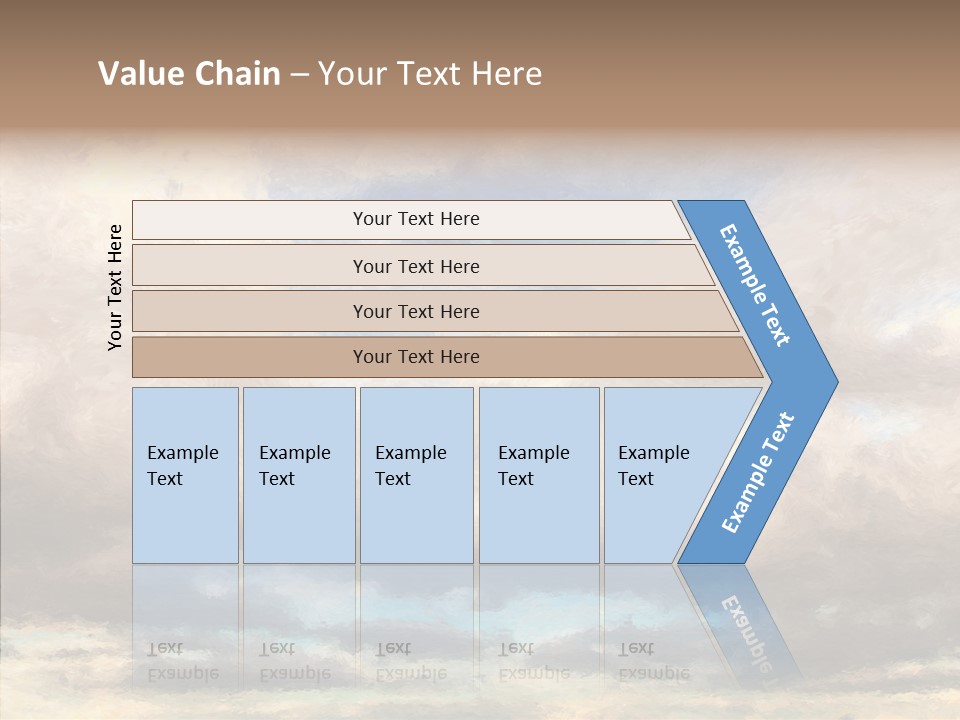 Impressionism Cloudscape Weather PowerPoint Template