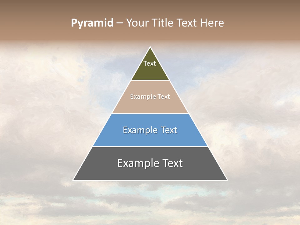 Impressionism Cloudscape Weather PowerPoint Template