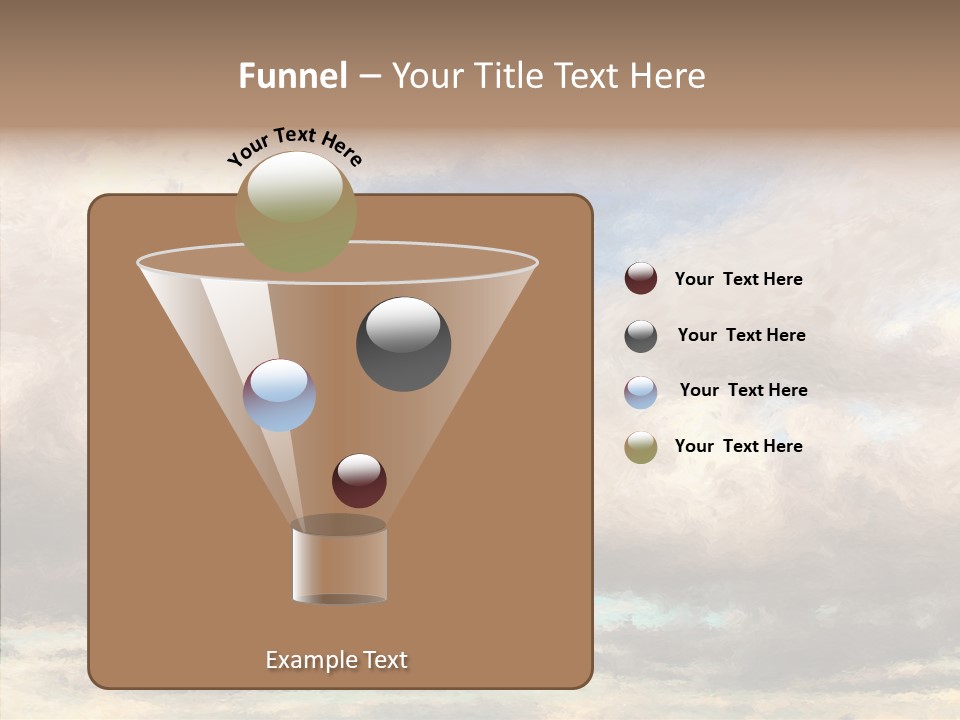 Impressionism Cloudscape Weather PowerPoint Template