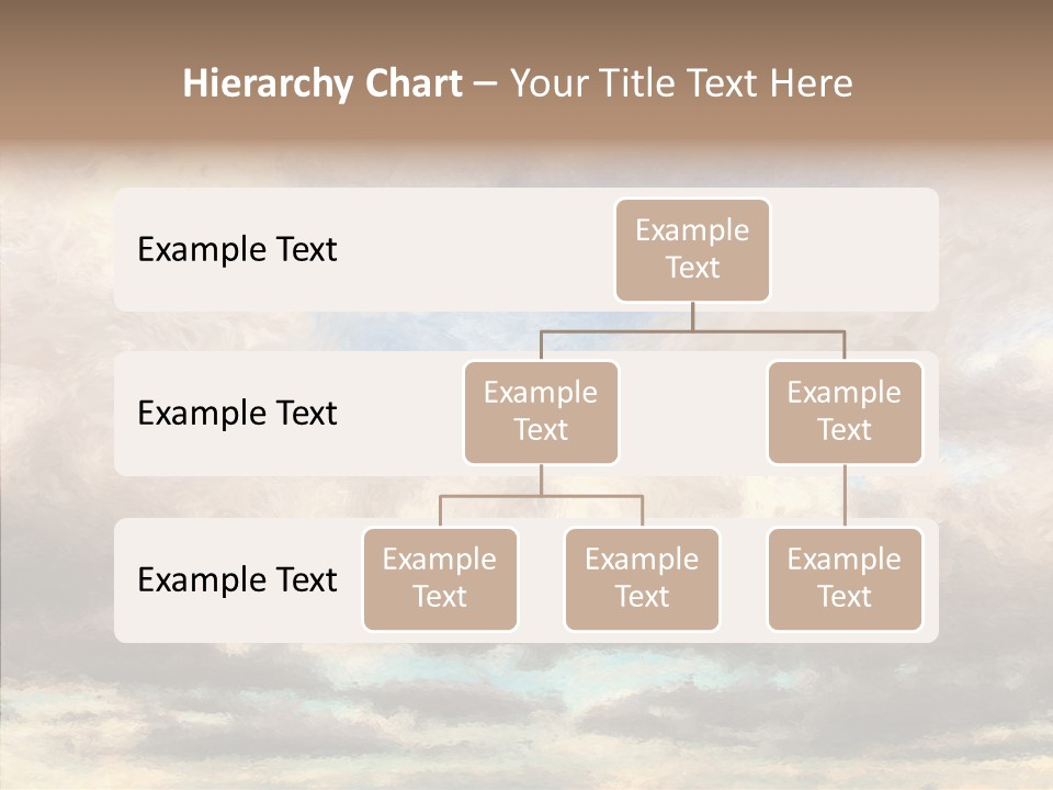 Impressionism Cloudscape Weather PowerPoint Template