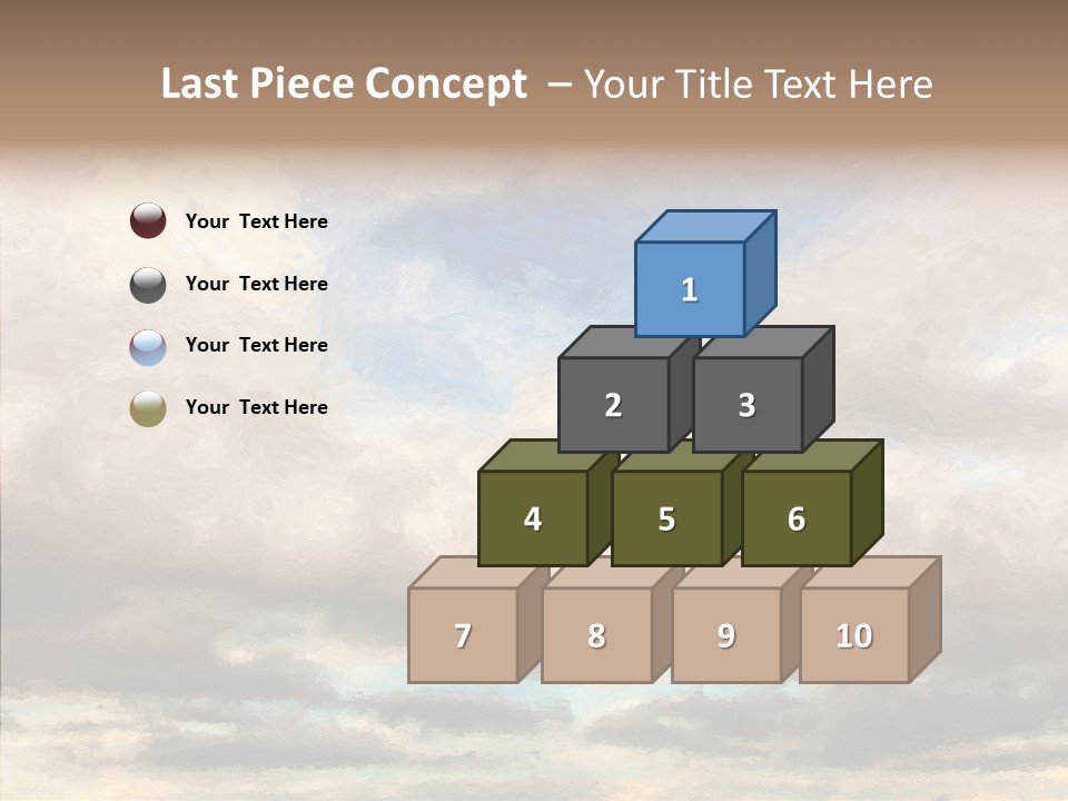 Impressionism Cloudscape Weather PowerPoint Template