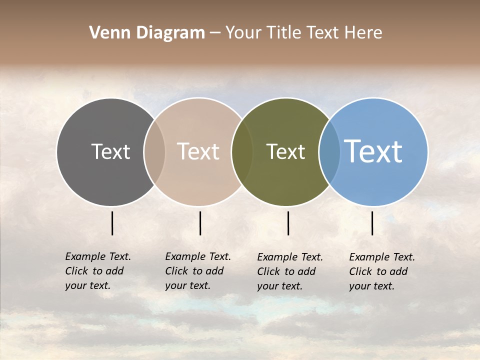Impressionism Cloudscape Weather PowerPoint Template