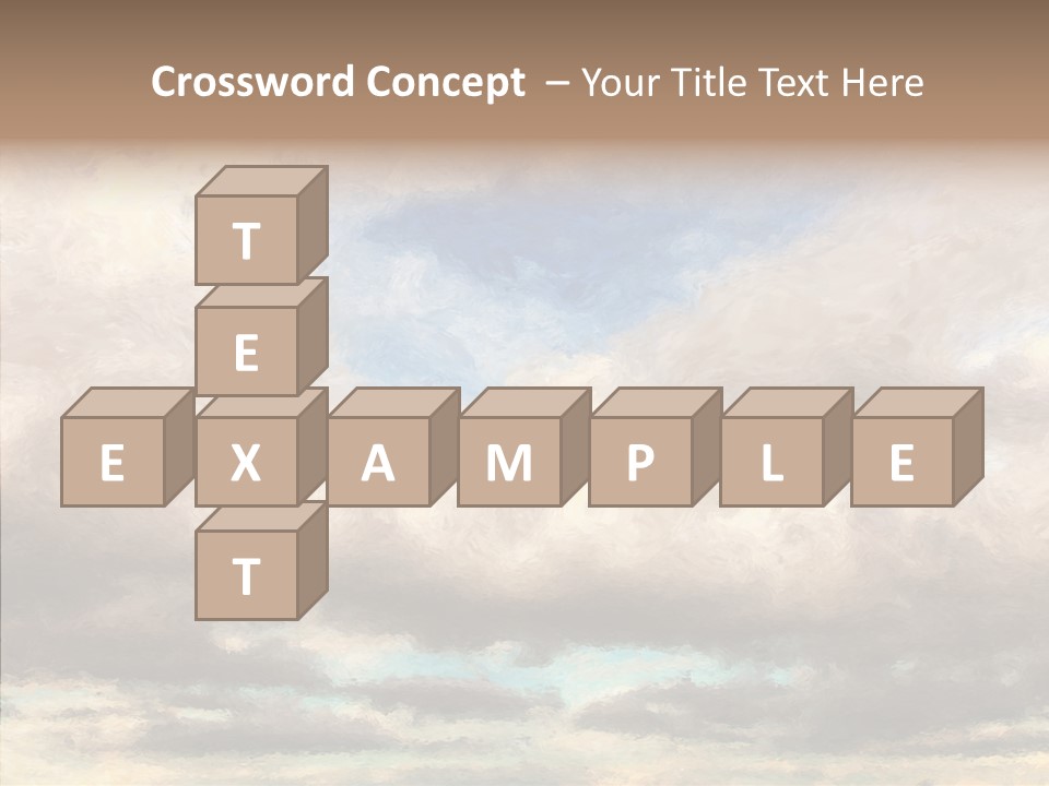 Impressionism Cloudscape Weather PowerPoint Template