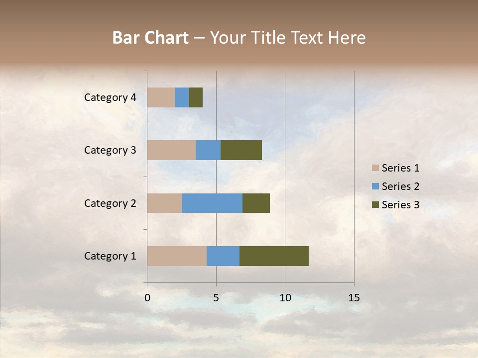 Impressionism Cloudscape Weather PowerPoint Template