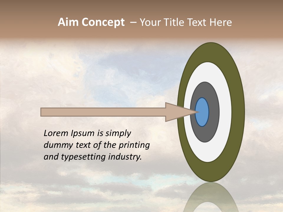 Impressionism Cloudscape Weather PowerPoint Template