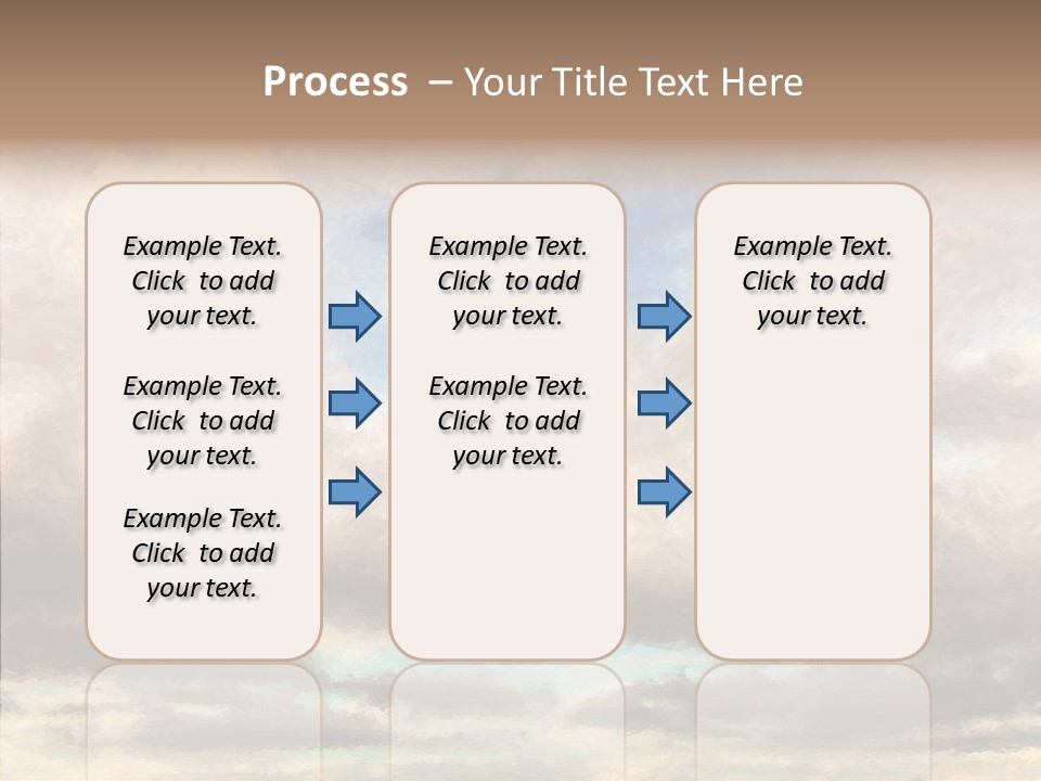 Impressionism Cloudscape Weather PowerPoint Template