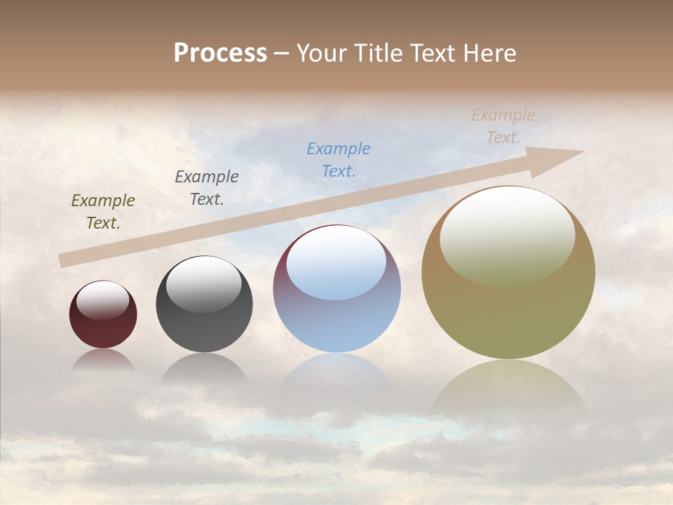 Impressionism Cloudscape Weather PowerPoint Template
